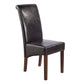 Swiss 2x wooden Frame Leatherette Dining Chairs in Multiple Colour