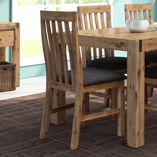 Nowra 2X Dining Chairs with Solid Acacia Timber In Multiple Colour