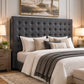 Cilantro Tufted Fabric Headboard – Multiple Sizes & Colours