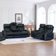Drake 3+2 Seater Power Recliner Sofa Set with LED Light Wireless Charging & Storage Charging in Multiple Color