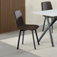 Leo 6X Dining Chair Leather Minimalistic Seat Modern Easy to Clean
