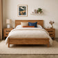 Toffee Bed with Natural Timber Look Finish