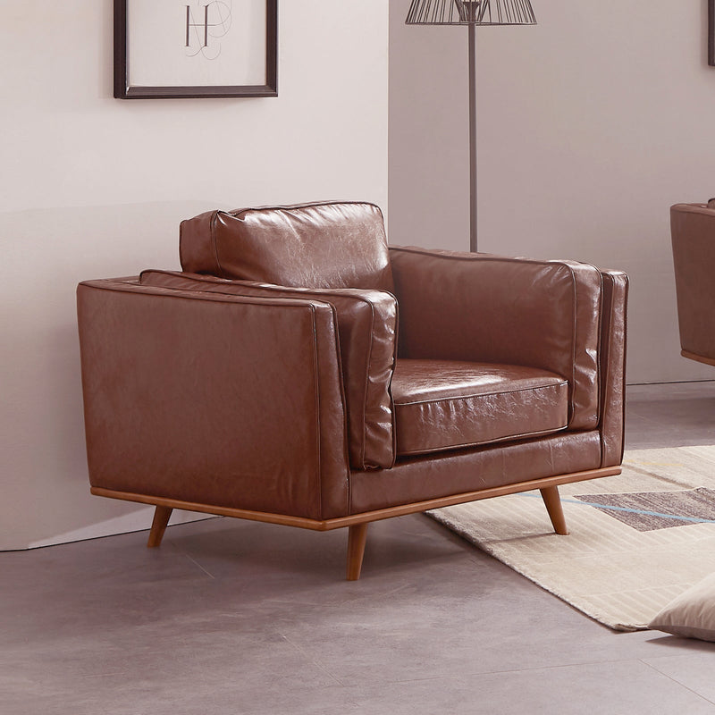 York 1 Seater Armchair Sofa Modern Lounge in Multiple Colour