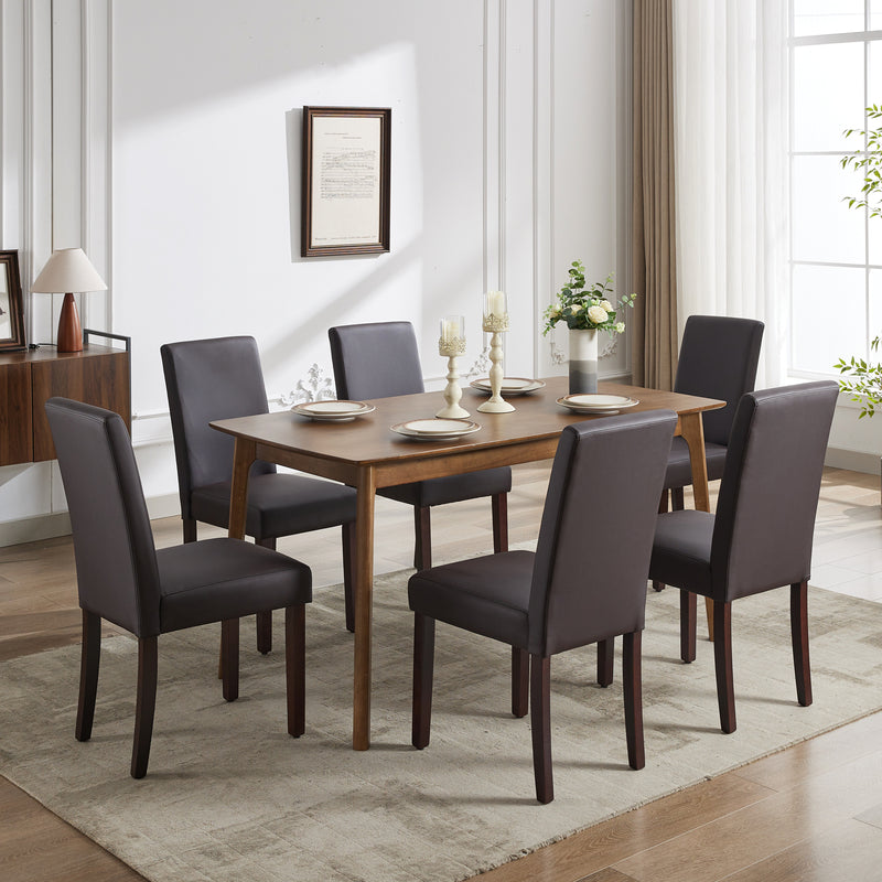 Montina 2x Premium Leatherette Wooden Dining Chairs in multiple Colour