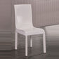 Espresso 2X Dining Chair Leatherette Seat Pad In Black Colour