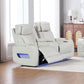 Drake 2 Seater Power Recliner Sofa with LED Light & Wireless Charging in Multiple Color