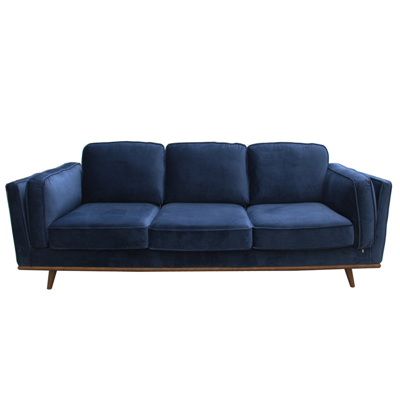 York 3+2 Seater Sofa Fabric/Leatherette Lounge Set with Wooden Frame