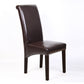 Swiss 2x wooden Frame Leatherette Dining Chairs in Multiple Colour