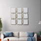 Contemporary Geometric Wall Mirror Set Modern in Square Shape