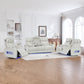 Drake 3+2+1 Seater Power Recliner Sofa Set with LED Light Wireless Charging & Storage Charging in Multiple Color