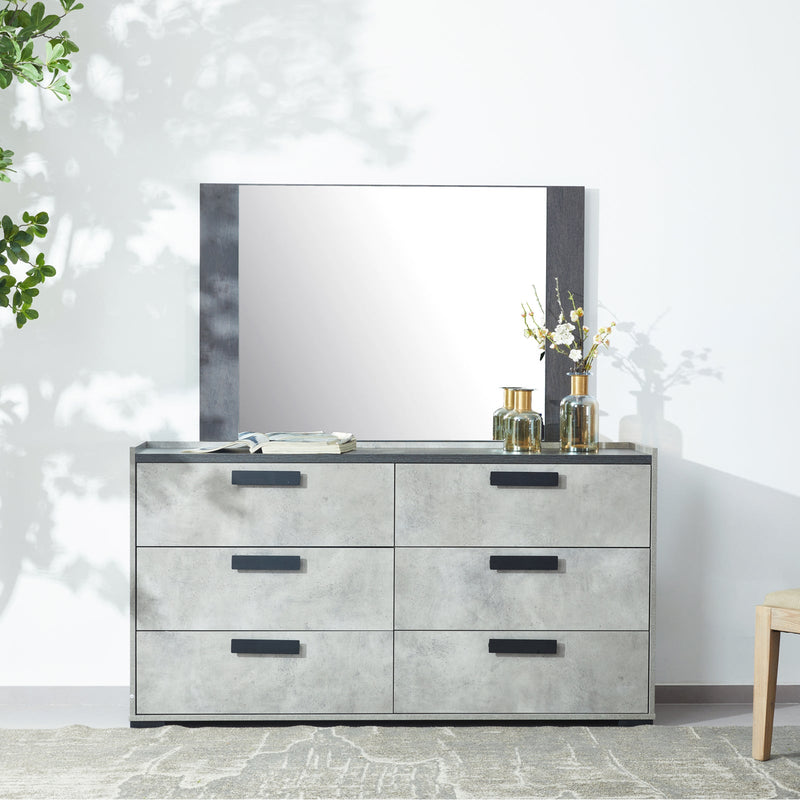 Copper 5/4 Pcs Bedroom Suite Fabric Upholstery MDF In Multiple Size with Dresser and Tallboy