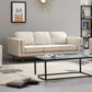 York 3+2 Seater Sofa Fabric or PU Leatherette Lounge Set with Wooden Frame in Multiple Colour