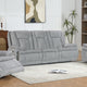 Haven 3 Seater Power Recliner Chair with USB & Type-C Charging in Grey