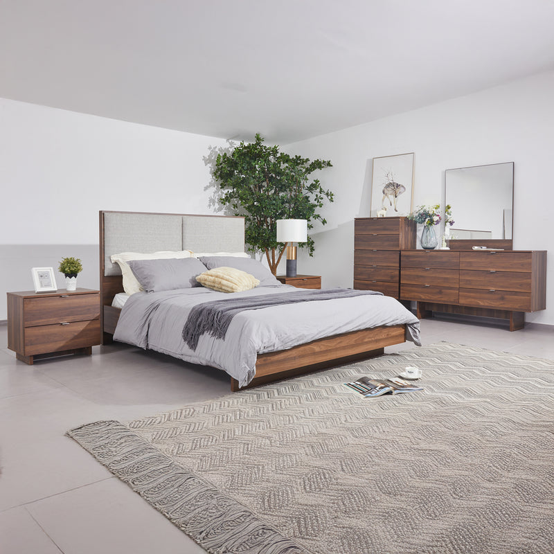 Myles 5/4 Pcs Multiple Size Bedroom Suite MDF Board Fabric