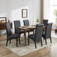 Swiss 2x wooden Frame Leatherette Dining Chairs in Multiple Colour