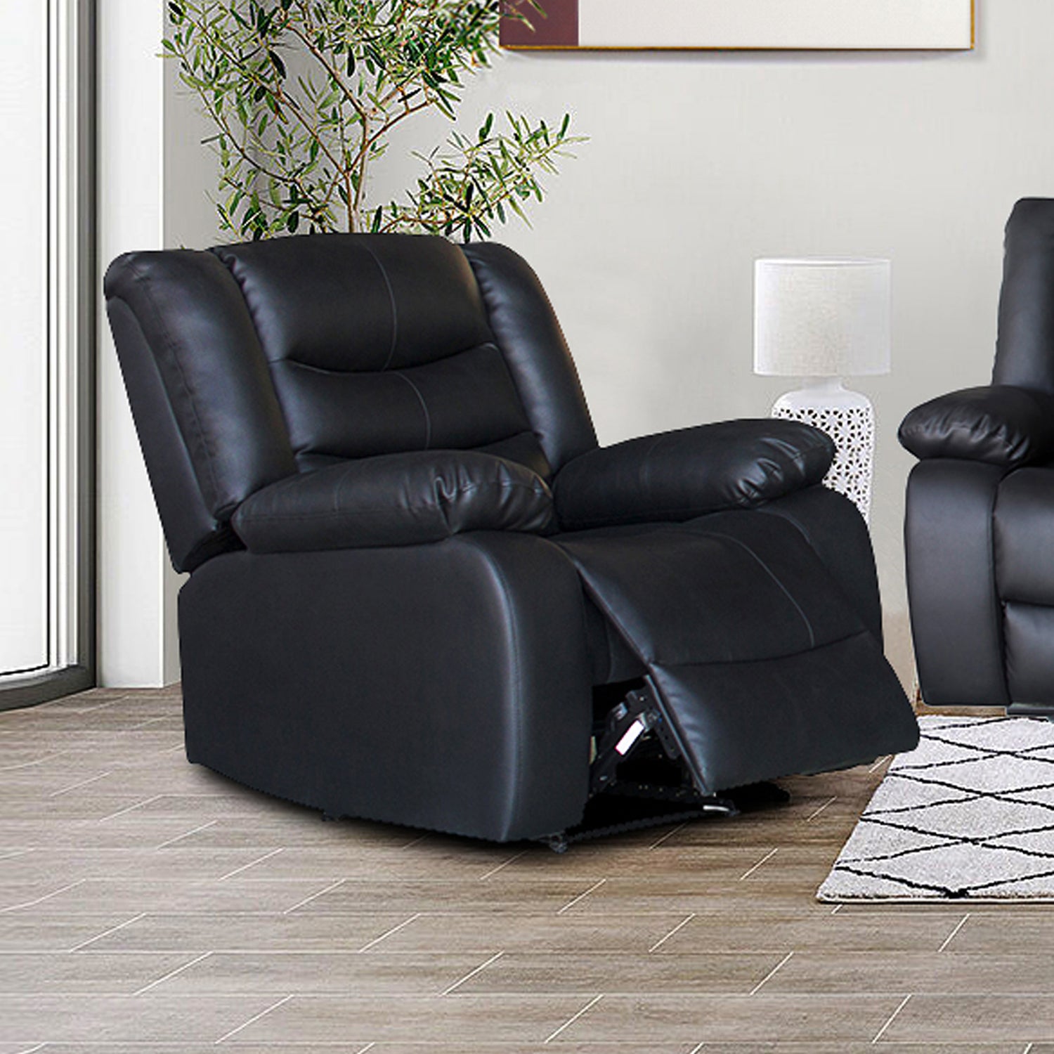 Fantasy Single Seater Recliner Sofa Chair In Faux Leather Lounge Couch Armchair in Multiple Colour