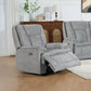 Haven 1 Seater Power Recliner Chair with USB & Type-C Charging in Grey