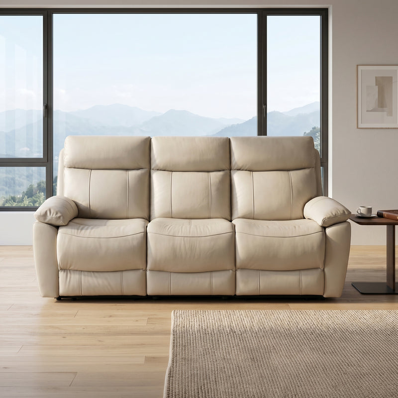 Windsor 3+2+1 Seater Top Grain Leather Electric Recliner Sofa