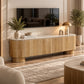 Astoria TV Cabinet with Sintered Stone Top & Oak Veneer Finish