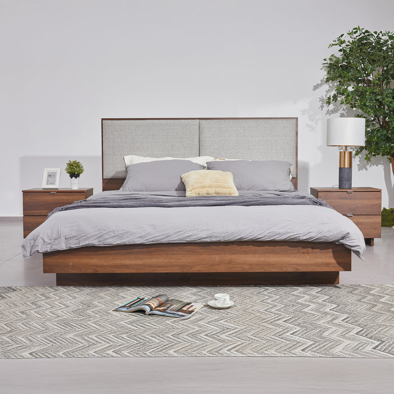 Myles 5/4 Pcs Multiple Size Bedroom Suite MDF Board Fabric