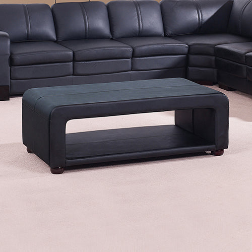 Majestic Modern Coffee Table With Premium Bonded Leather