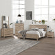 Cielo Natural Wood Like MDF Bedroom Suite 5 Pcs In Oak Colour with Dresser and Tallboy