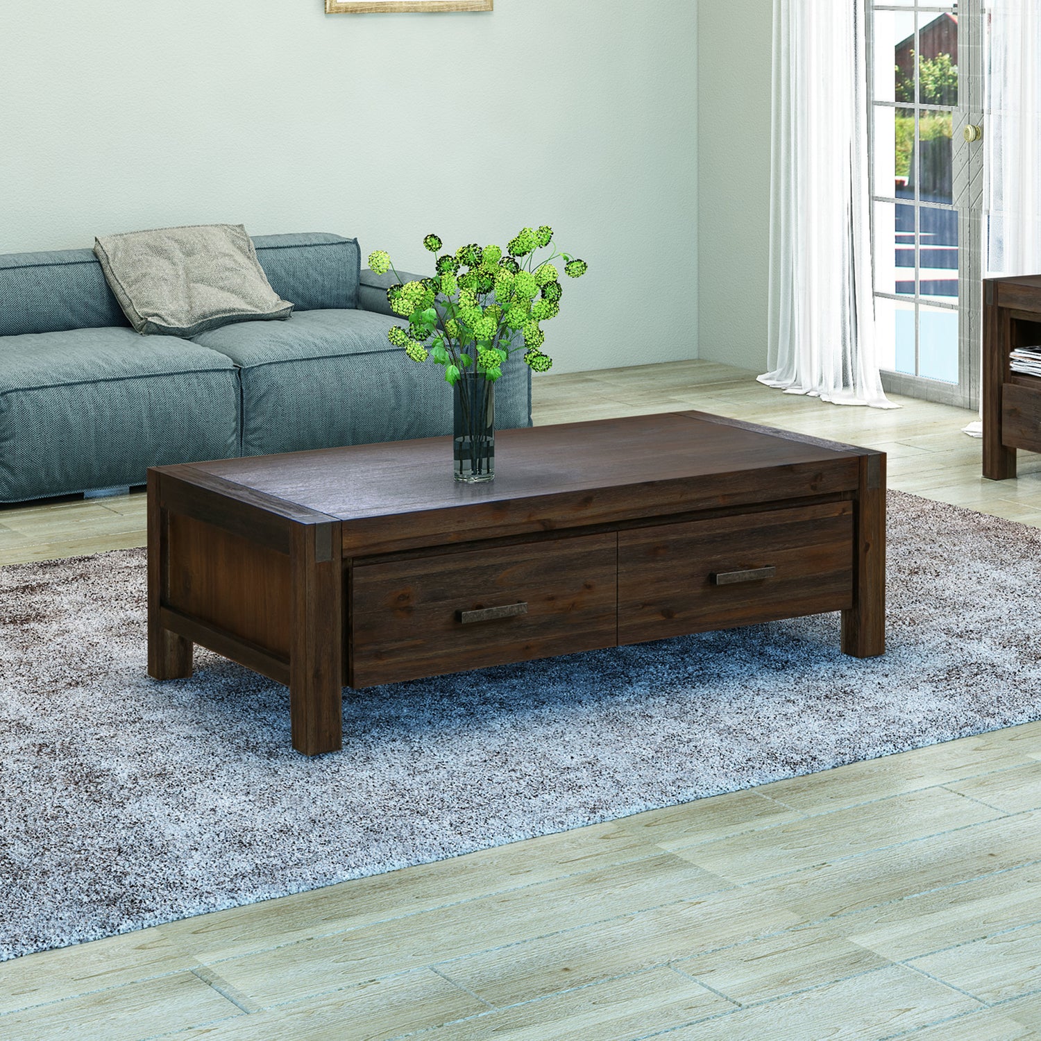 Nowra Coffee Table In Solid Acacia Timber In Multiple Colour