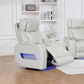 Drake 1 Seater Power Recliner Sofa with LED Light & Wireless Charging in Multiple Color