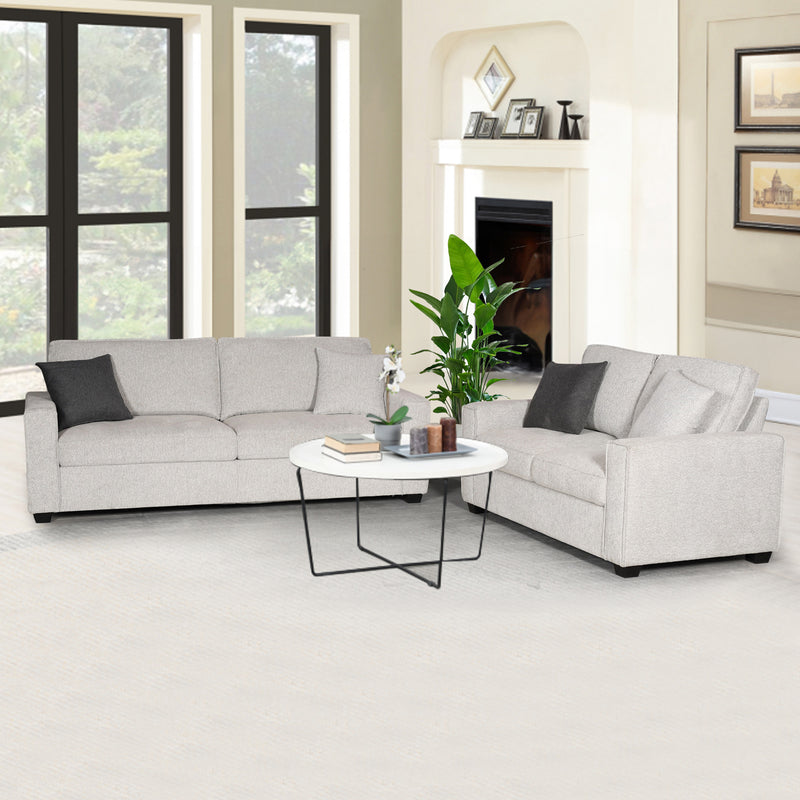 Milano 3+2 Seater Sofa Set Fabric Multilayer Individual Pocket Spring
