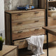 Mascot Tallboy 4 Storage Drawers Particle Board Construction in Oak Colour