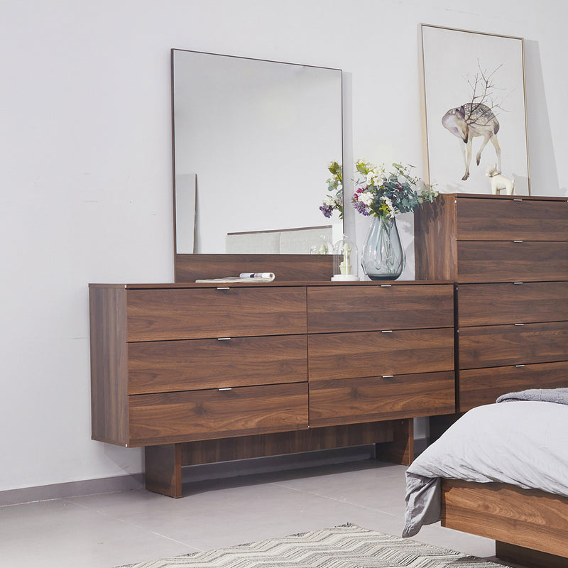 Myles 5/4 Pcs Multiple Size Bedroom Suite MDF Board Fabric