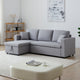 Sweeek Sectional Fabric Multifunctional Chaise Sofa Bed