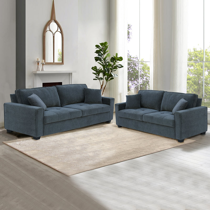 Milano 3+2 Seater Sofa Set Fabric Multilayer Individual Pocket Spring