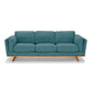 York 3+2 Seater Sofa Fabric or PU Leatherette Lounge Set with Wooden Frame in Multiple Colour