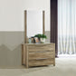 Cielo Natural Wood Like MDF 4 Pcs Bedroom Suite with Dresser In Oak Colour