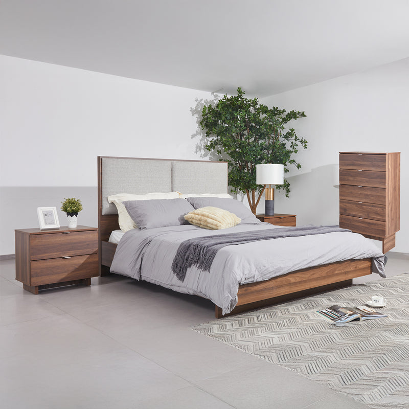 Myles 5/4 Pcs Multiple Size Bedroom Suite MDF Board Fabric