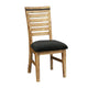 Seashore 2x Dining Chairs in Solid Acacia Timber in Silver Brush Colour