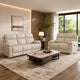 Windsor 3+2 Seater Top Grain Leather Electric Recliner Sofa