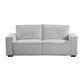 Reno 3 Seater Sofa Beige Colour Fabric Upholstery Wooden Structure Knock down Feature in Back & Arms