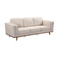 York 3+2 Seater Sofa Fabric or PU Leatherette Lounge Set with Wooden Frame in Multiple Colour