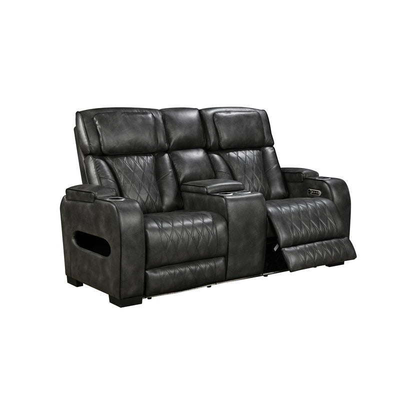 Empire 3R+2R Leatherette Electric Recliner Sofa Set LED Lighting