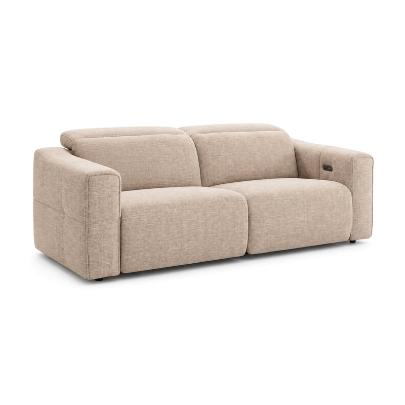 Delta 3+2+1 Seater Fabric Power Recliner with Power Headrest & Zero-Wall Design