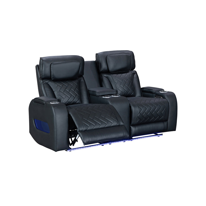 Drake 2 Seater Power Recliner Sofa with LED Light & Wireless Charging in Multiple Color