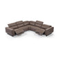 Jackson Electric Seat Chocolate Colour Real Cow Leather Sofa