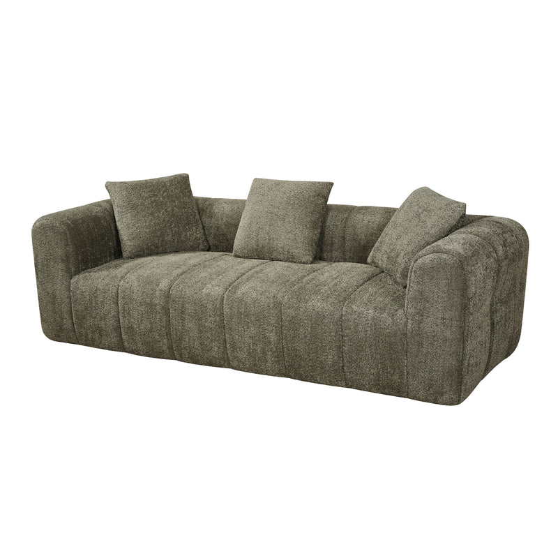 Bethany Modern Frameless Compressed Fabric 3+2 Seater Sofa