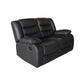 Fantasy 2 Seater Recliner Sofa In Faux Leather Lounge Wooden Frame Couch In Multiple Colour