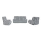 Haven 3+2+1 Seater Power Recliner Sofa Set with USB & Type-C Charging in Grey