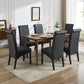 Swiss 2x wooden Frame Leatherette Dining Chairs in Multiple Colour