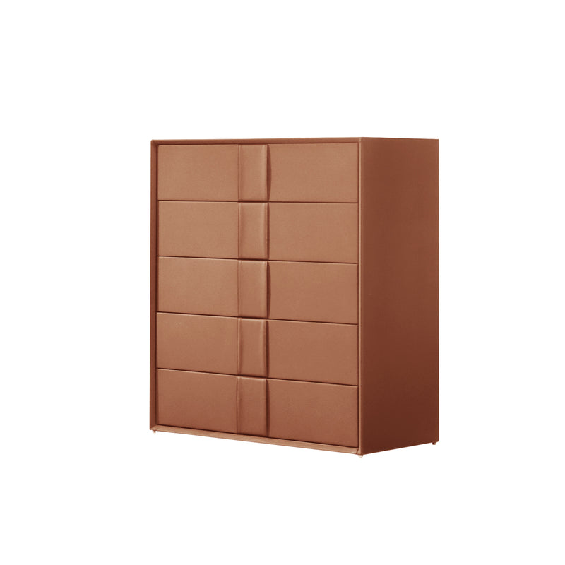 Louis 4pcs Bedroom Suite in Premium Leatherette With Storage Tallboy