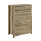 Cielo Natural Wood Like MDF Bedroom Suite 4 Pcs In Multiple Size & Colour with Tallboy